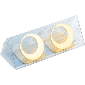 宵の天(よいのそら)箸置黄金(こがね)二つ揃い満月 高桑金属