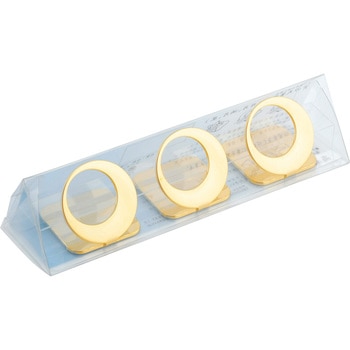 宵の天(よいのそら)箸置黄金(こがね)三つ揃い満月 高桑金属