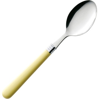 パステルカトラリーイエローデザートスプーン 高桑金属