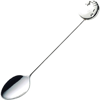 ラバーキャストシルバー月コーヒースプーン 高桑金属