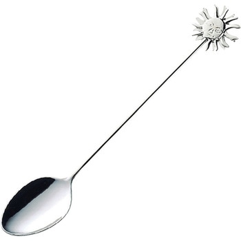 ラバーキャストシルバー太陽コーヒースプーン 高桑金属