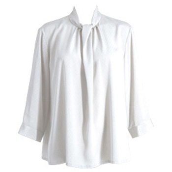 ボウタイ風七分袖ブラウス リミット