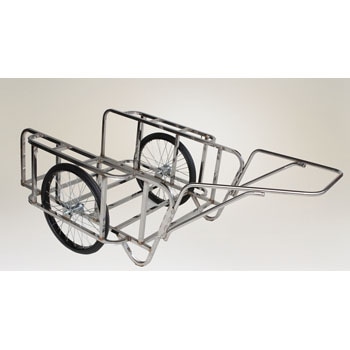 BS-1384SU 輪太郎 ステンレス製大型リヤカー 1台 HARAX(ハラックス  