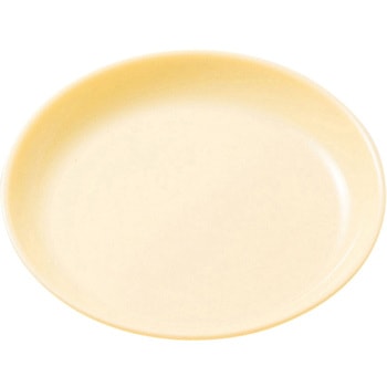 No.1711K ポリプロ給食皿15cm (クリーム) エンテック