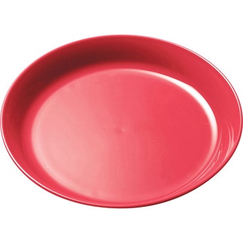 No.1722R ポリプロ 丸皿18cm (レッド) エンテック
