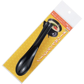 109TA オーバルレンゲスプーン黒2Pヘッター付 - エンテック
