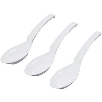 174A 穴明きレンゲスプーン3Pヘッター付 エンテック