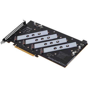 M.2増設PCI-Eボード BLAZING QUAD M.2 CARD ASROCK