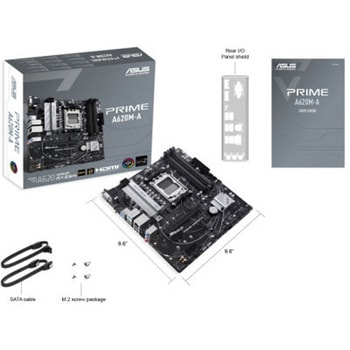 ASUS PRIME A620M-A AMDRyzen 7000シリーズ デスクトップ・プロセッサー対応 AM5 ソケット搭載micro-ATXマザーボード ASUS(エイスース)