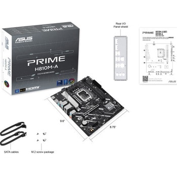 ASUS PRIME H810M-A-CSM デスクトップ マザーボード ASUS(エイスース)