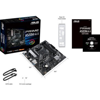 ASUS PRIME A520M-A II 第3世代AMD Ryzen対応 mATX マザーボード ASUS(エイスース)