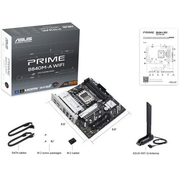 ASUS PRIME B840M-A WIFI デスクトップ マザーボード ASUS(エイスース)