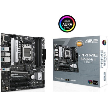 ASUS PRIME B650M-A II-CSM AMD B650チップセット搭載 Micro-ATX マザーボード ASUS(エイスース)