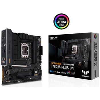 ASUS インテル Socket LGA1700 第13世代インテル B760チップセット対応mATXマザーボード TUF GAMING B760M-PLUS D4 ASUS(エイスース)