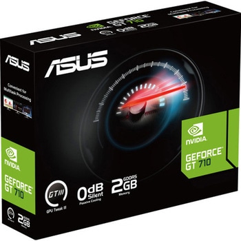 ASUS GeForce GT 710 2GB GDDR5 EVO サイレント HTPC ビルド用ロープロファイル グラフィックス カード ASUS(エイスース)