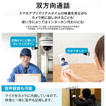SecuSTATION ドーム型パンチルト防犯カメラ 【セキュガードD UFO】 SecuSTATION