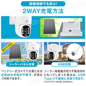 SecuSTATION ソーラーパネル付き防犯カメラ 【セキュガードDソーラー】 SecuSTATION