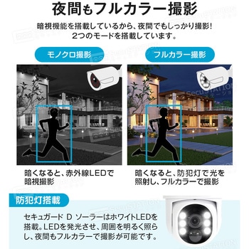 SecuSTATION ソーラーパネル付き防犯カメラ 【セキュガードDソーラー】 SecuSTATION