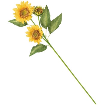 夏の装飾品 夏の花 ひまわり 造花ロングスプレー ストア・エキスプレス