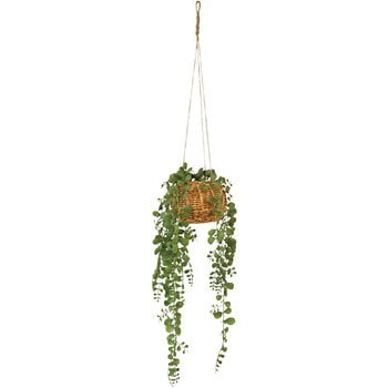 年間装飾品 フェイクグリーン 観葉植物 ハンギンググリーンバスケット(人工観葉植物) ストア・エキスプレス