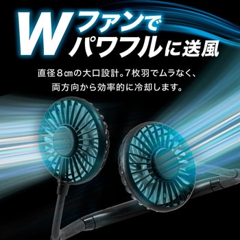 ヘルメット専用ダブルファン 大河商事