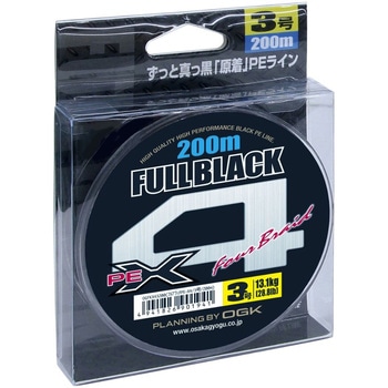 フルブラックPE X4 OGK