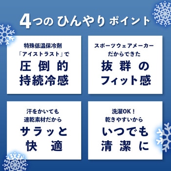 保冷剤ベスト アイストラストボディフィットベスト(保冷剤300g)付き ニッキー