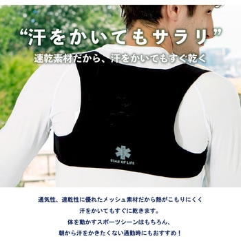 保冷剤ベスト アイストラストボディフィットベスト(保冷剤300g)付き ニッキー