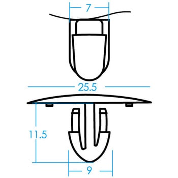 汎用クリップ JTC