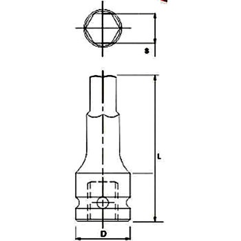 インパクト6角ソケット JTC