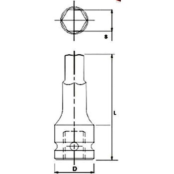 インパクト6角ソケット JTC