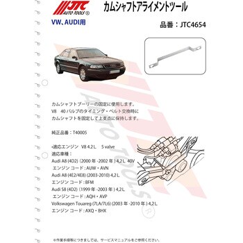 JTC4654 カムシャフトアライメントツール 1個 JTC 【通販モノタロウ】