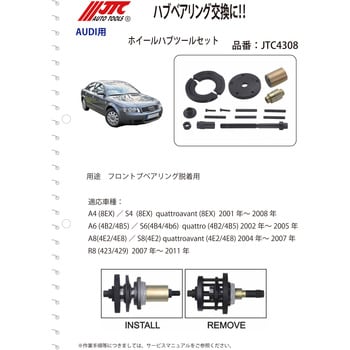 JTC4308 ホイールハブツールセット 1セット JTC 【通販モノタロウ】