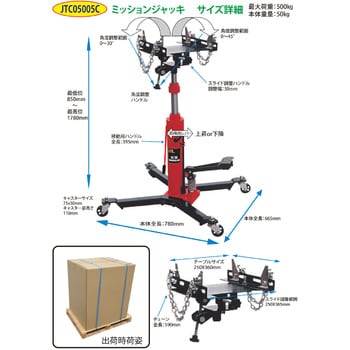 JTC05005C トランスミッションジャッキ 1台 JTC 【通販モノタロウ】