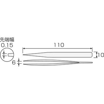ピンセット ホーザン