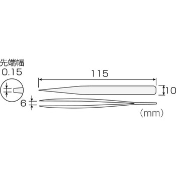 ピンセット ホーザン