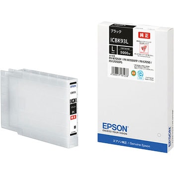 ICBK93L 純正インクカートリッジ EPSON IC93 EPSON ブラック色 ICBK93L - 【通販モノタロウ】