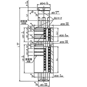 ミリオンガイド GNSHWシリーズ ポスト・ブッシュ=SUS440C アイセル
