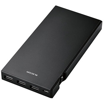 DE-M01L-9045BK モバイルバッテリー まとめて充電対応 9000mAh 4.5A 3 