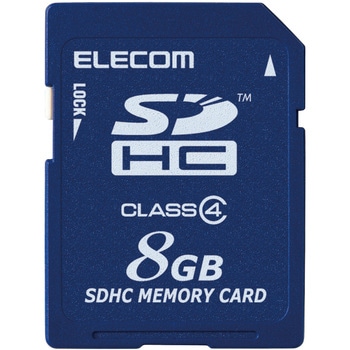 SDカード SDHC Class4 著作権保護機能 簡易パッケージ メモリーカード エレコム