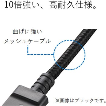 USBケーブル A-microB USB2.0 2A出力 高耐久 スマートフォン タブレット エレコム