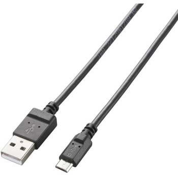 USBケーブル A-microB USB2.0 2A出力 スリム スマートフォン ...