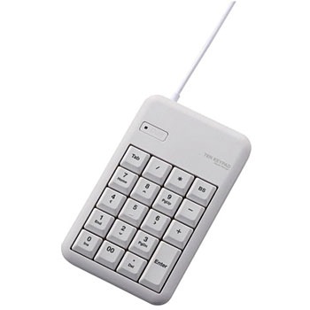 TK-TCM014WH �e���L�[ �L�� �����u���� ���ϋv USB�n�u�t [Tab]�L�[�t�� �G���R�� 17983446