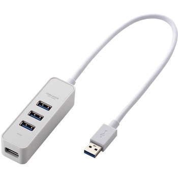 USBハブ 3.0 4ポート バスパワー マグネット付 ケーブル長 30cm
