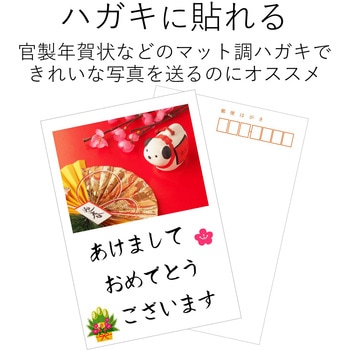 フォトシール 耐水 光沢 こすれに強い エレコム