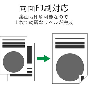 メディアケース用ラベル ハイグレード ボトム+インデックス エレコム