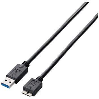 USBケーブル マイクロBケーブル microB-A 3.0 3重シールドケーブル エレコム