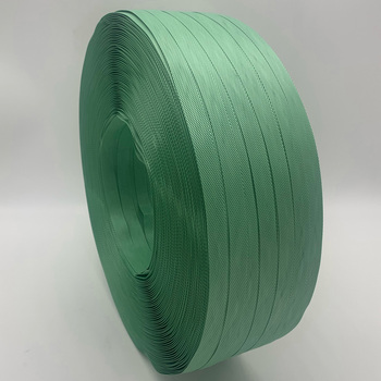 【まとめ買い】再生PPバンド グリーンライトバンド eS15 緑 15．5mm×1000m(厚み0．56mm)5巻セット ウッドプラスチックテクノロジー
