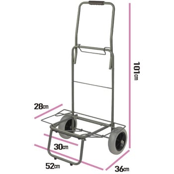 キャリーカート大車輪肉厚クッションタイヤ PROX(プロックス)
