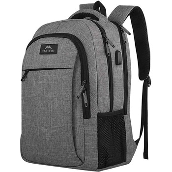 トラベル ラップトップ バックパック 15.6インチ グレー VERTEX STYLE